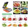 Vegetable Cutter Multifunctional Slicer Fruit Potato Peeler Carrot Grater Image 2