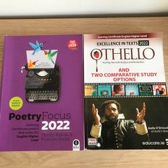 Leaving Cert English Poetry Focus 2022 & Excellence in Texts 2022