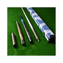 Handmade Snooker Cue 3/4 Zebra Wood Inlayed Ash Snooker/pool Cue Complete 4 Piece Set - Free Delivery / Collect