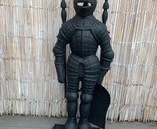 Fireplace tool set ( knight In shining Armour) solid iron
