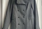 Grey French Connection military style coat