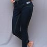 HV Polo Womens Horse Riding Breeches Trousers Navy Blue Size 36 Image 2