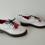 Dr Martens Bentley Joyce uk3 brogue white heart Valentine 1461 Image 4