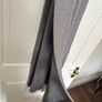 Zara long grey ribbed knit scarf Image 3