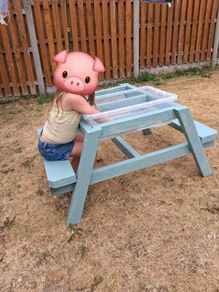 Kids Sandbox/Sand Play Bench