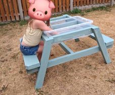 Kids Sandbox/Sand Play Bench