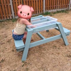 Kids Sandbox/Sand Play Bench