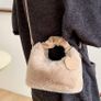 Plush Faux Fur Tote Handbag Image 2