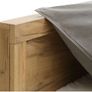 LINDTRUP King Size Bed Frame 160 200 cm Oak Image 4