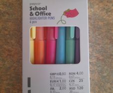 6 highlighter pens (brand new)