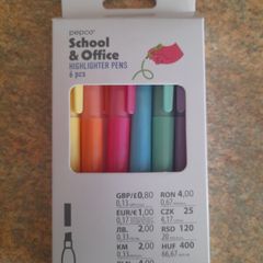 6 highlighter pens (brand new)