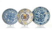 3 ceramic dish 17-18 century