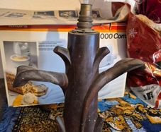 Vintage sculptural table lamp base