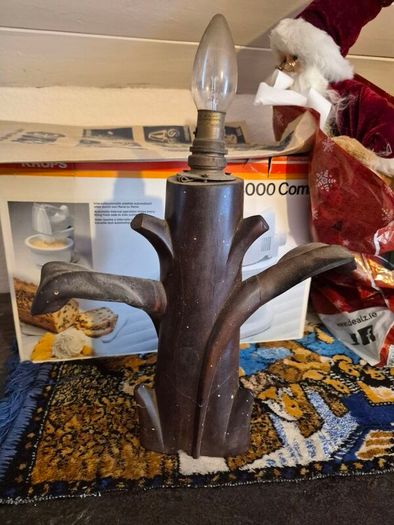Vintage sculptural table lamp base
