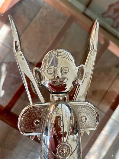 Vintage Italian Pierre the Sommelier Silverplate Corkscrew Wine Bottle Opener