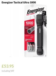 Energizer Tactical Ultra 1000 Lumens Flashlight