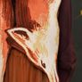 Designer Fox Scarf  Brand New Image 3