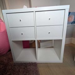 Ikea Kallax with 4 drawers