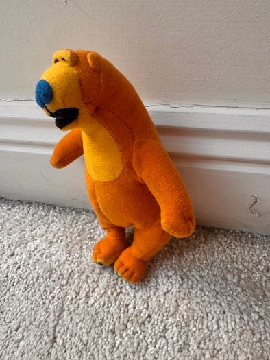 Bear in the Big Blue House Jim Hensons McDonalds 2002 Plush Soft approx. 16 cm. Used PLease see photos