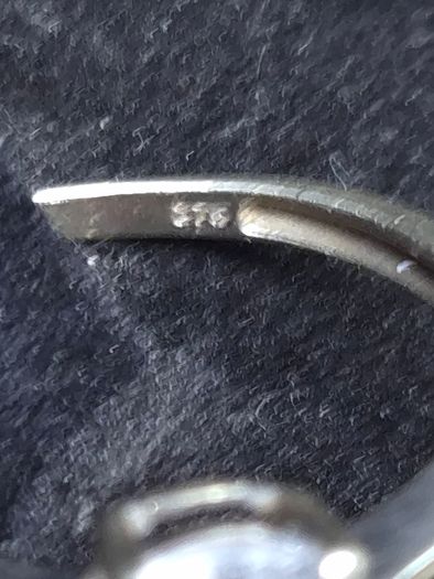 9ct White Gold Solitaire Ring 51.5 | Hallmarked 375