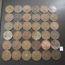 36 Irish coins x One Penny (1941-1952). Lot#1 Image 4