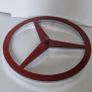 Mercedes-Benz grill front badge. Radiator EMBLEM logo chrome. Image 4