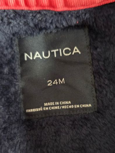 Nautica fleece hooded jacket.. Infant size 24M