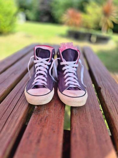 Converse Double Tongue High Top Trainers, UK8, EU41, AV