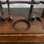 Victorian Oak Smokers Companion and pipes. Image 8