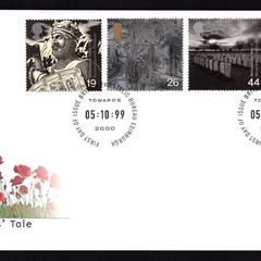 1999 Great Britain Millennium Projects The Soldiers' Tale Commemorative Stamps Royal Mail Addressed First Day Cover (FDC)
