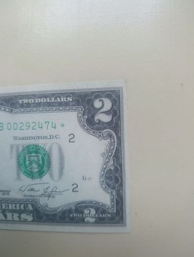 1978 UNC 2 Dollars Banknote