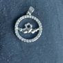 Glencara Silver Claddagh Pendant Image 2