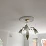2 Vintage brass ceiling lights, 50 euro each 90 euro for 2. Image 3