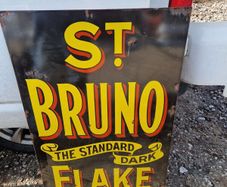 St Bruno enamel sign