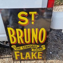 St Bruno enamel sign