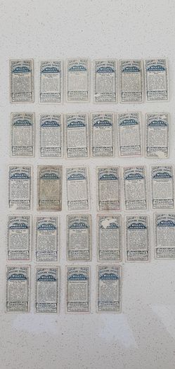 Vintage Cigarette Cards Historic Events by WD and HO WILLS