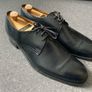 Church's Custom Grade Black Plain Toe Derby Oxford Dress Shoes Size Uk8,5 Image 2