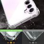 Samsung Galaxy A55 Case Clear Reinforced Corners TPU Flexible for Samsung A55 Phone Cover-Clear Image 3