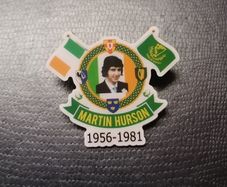 Martin Hurson Irish Republican Hunger Striker pin badge.
