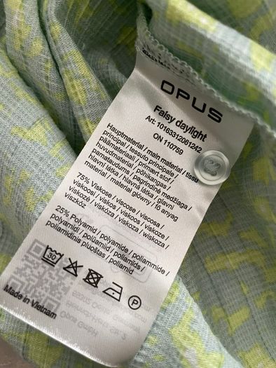 Opus Aloe Green Blouse - Size 44 - Like New