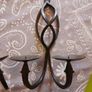 Cast iron candle sconces Image 2