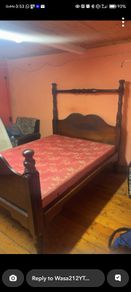 Vintage Mahogany Bed Frame 4'6"