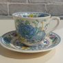 Beautiful Masons Patent Ironstone Single Teacup and Saucer Duo in the Regency Pattern, Circa 1940 to 1950 Image 2