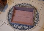 suede effect cat bed by anione