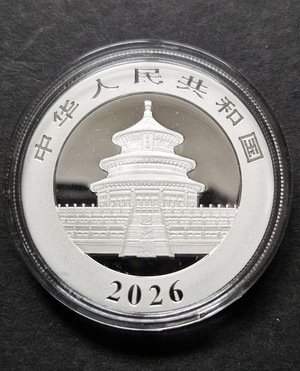 30 Gram Silver Panda 2026 Yuan 10 Bu Coin