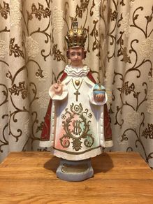Large Child of Prague Statuette - Damaged