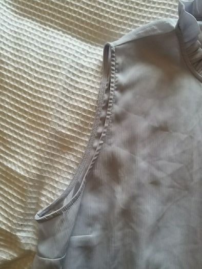 Grey Sleeveless Top