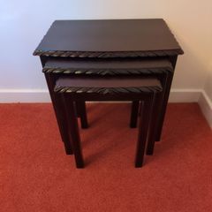 Higginbotham Solid Mahogany Nest Of Tables(3)
