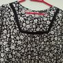 M&S Black & White Floral Midi Dress Image 2