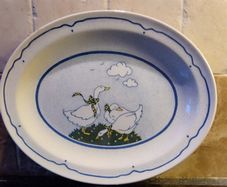 Oval plate